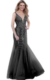 1 of 24 Jovani 63700 Black