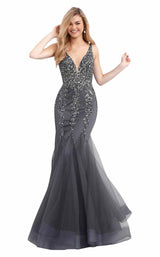 4 of 24 Jovani 63700 Charcoal