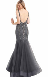 10 of 24 Jovani 63700 Charcoal