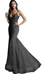 1 of 24 Jovani 63704 Black