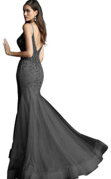 7 of 24 Jovani 63704 Black