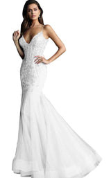 7 of 26 Jovani 63704 White