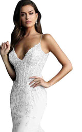 18 of 24 Jovani 63704 White
