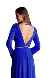 21 of 24 Jovani 63949 Deep Royal