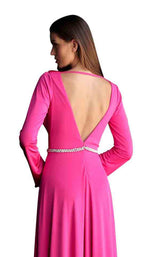 22 of 24 Jovani 63949 Hot Pink
