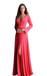 2 of 24 Jovani 63949 Coral