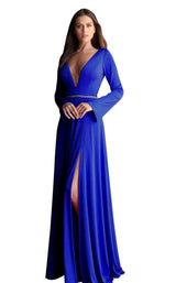 3 of 24 Jovani 63949 Deep Royal