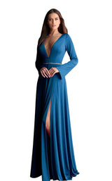 6 of 24 Jovani 63949 Peacock