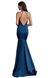 13 of 28 Jovani 64003 Navy