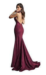 7 of 24 Jovani 64851 Burgundy