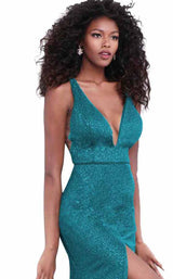 34 of 42 Jovani 68665 Peacock