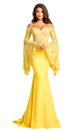 4 of 36 Johnathan Kayne 7244 Yellow/Nude