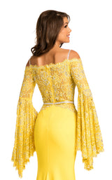 31 of 36 Johnathan Kayne 7244 Yellow/Nude
