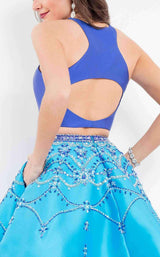 20 of 27 Rachel Allan 4111 Royal/Turquoise