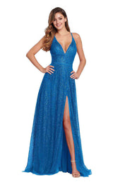 3 of 24 Ellie Wilde EW119001 Ocean Blue