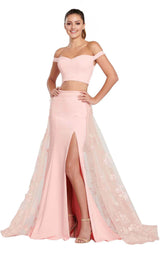 1 of 24 Ellie Wilde EW119034 Peach