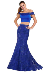 2 of 24 Ellie Wilde EW119036 Royal Blue