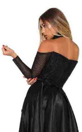 14 of 50 Portia and Scarlett Emerald Gown Black