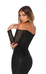 13 of 50 Portia and Scarlett Emerald Gown Black