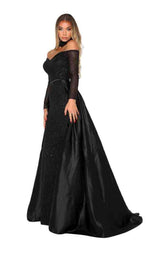 5 of 50 Portia and Scarlett Emerald Gown Black
