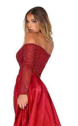 41 of 50 Portia and Scarlett Emerald Gown Red