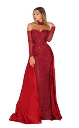 34 of 50 Portia and Scarlett Emerald Gown Red