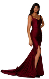 8 of 36 Portia and Scarlett PS6339 Deep-Red