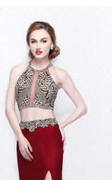 10 of 24 Primavera Couture 1863 Burgundy