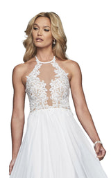 16 of 24 Faviana S10203 Ivory