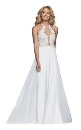 7 of 24 Faviana S10203 Ivory