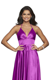 19 of 33 Faviana S10255 Deep Mauve