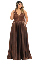 1 of 24 Lindas W1032 Dress Mocha