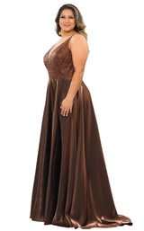 5 of 24 Lindas W1032 Dress Mocha