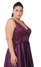 19 of 24 Lindas W1032 Dress Plum