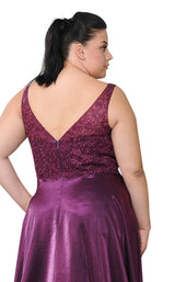 23 of 24 Lindas W1032 Dress Plum