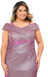 14 of 26 Lindas W1042 Dress Magenta