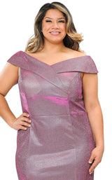 21 of 26 Lindas W1042 Dress Magenta