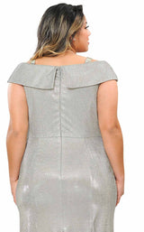 25 of 26 Lindas W1042 Dress Silver-Gold