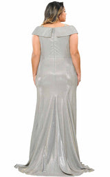 12 of 26 Lindas W1042 Dress Silver-Gold
