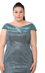 16 of 26 Lindas W1042 Dress Teal