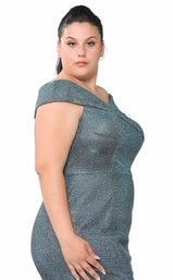 19 of 26 Lindas W1042 Dress Teal