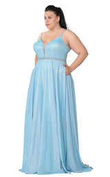1 of 28 Lindas W1048 Dress Blue