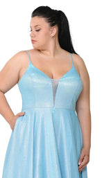 24 of 28 Lindas W1048 Dress Blue