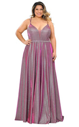 3 of 28 Lindas W1048 Dress Magenta
