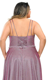 26 of 28 Lindas W1048 Dress Magenta