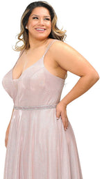 23 of 28 Lindas W1048 Dress Rose-Gold