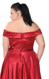 24 of 24 Lindas W1058 Dress Red