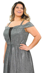 28 of 44 Lindas W1060 Dress Black-Silver