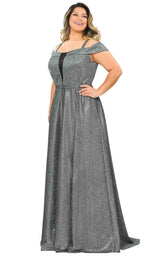 6 of 44 Lindas W1060 Dress Black-Silver
