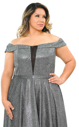33 of 44 Lindas W1060 Dress Black-Silver